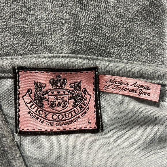 JUICY COUTURE Terry Zip-up top - LIKE NEW - Picture 6 of 6